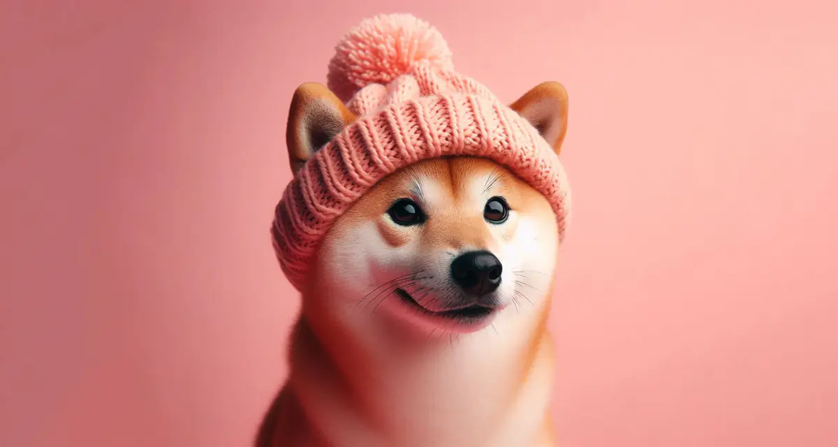Фото собаки символа криптовалюты Dogwifhat продается на аукционе как NFT за $180 000