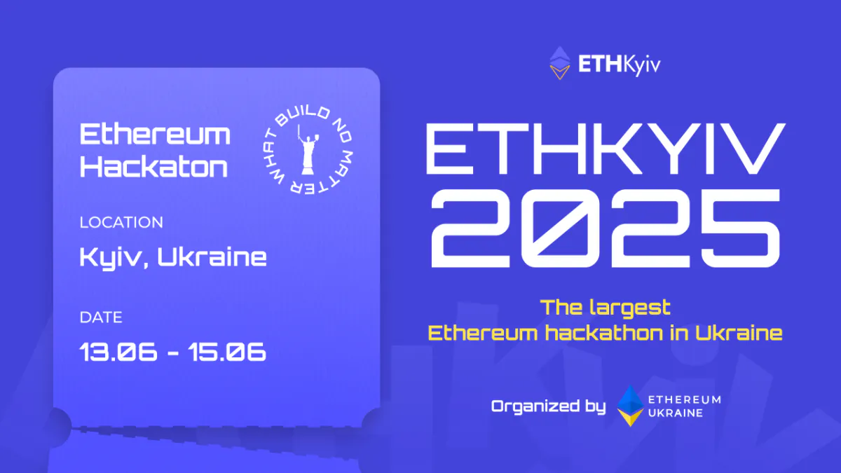 Масштабний хакатон ETHKyiv 2025 повертається влітку: головна подія для тих, хто створює технології майбутнього Масштабний хакатон ETHKyiv 2025 повертається влітку: головна подія для тих, хто створює технології майбутнього