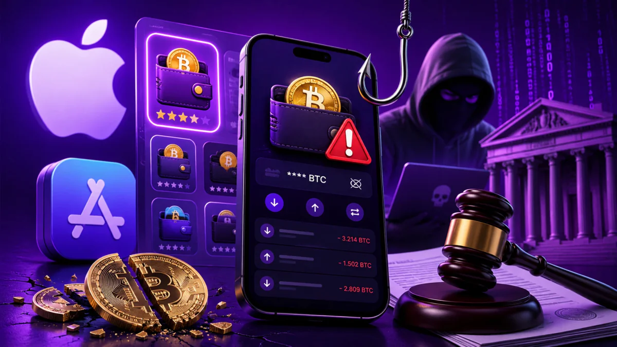 Користувачі подали до суду на Apple після втрати $1,8 млн у Bitcoin через фейковий гаманець в App Store