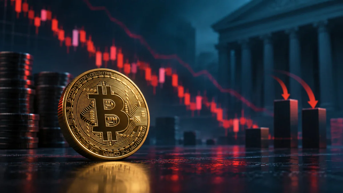 Ціна Bitcoin опустилася нижче $75 700 на тлі відтоку $450 млн з BTC-ETF