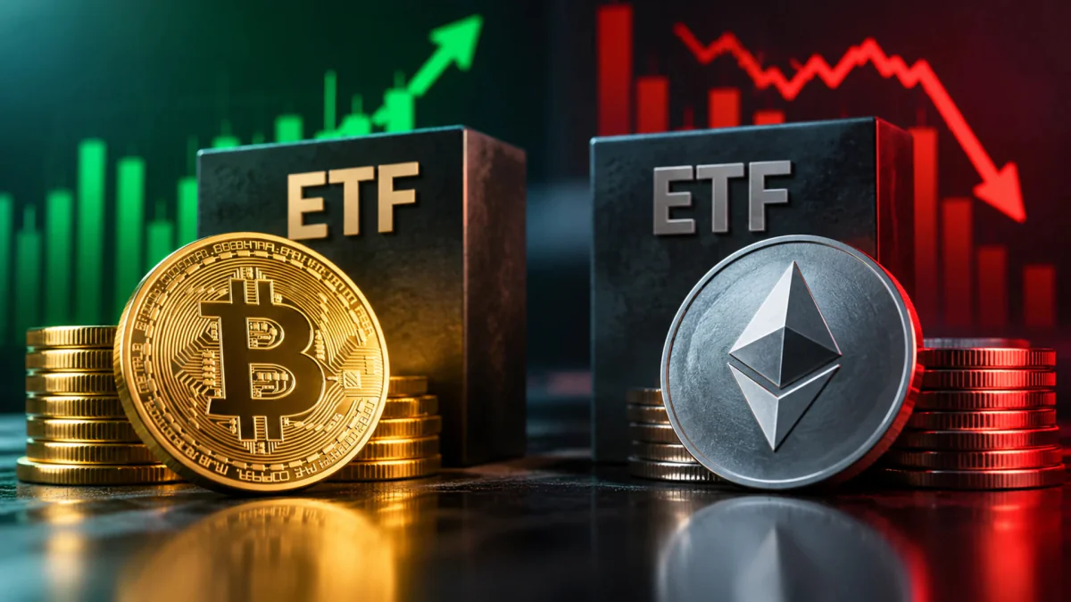 Bitcoin-ETF залучили $241 млн за тиждень, тоді як з Ether-ETF вивели $138 млн